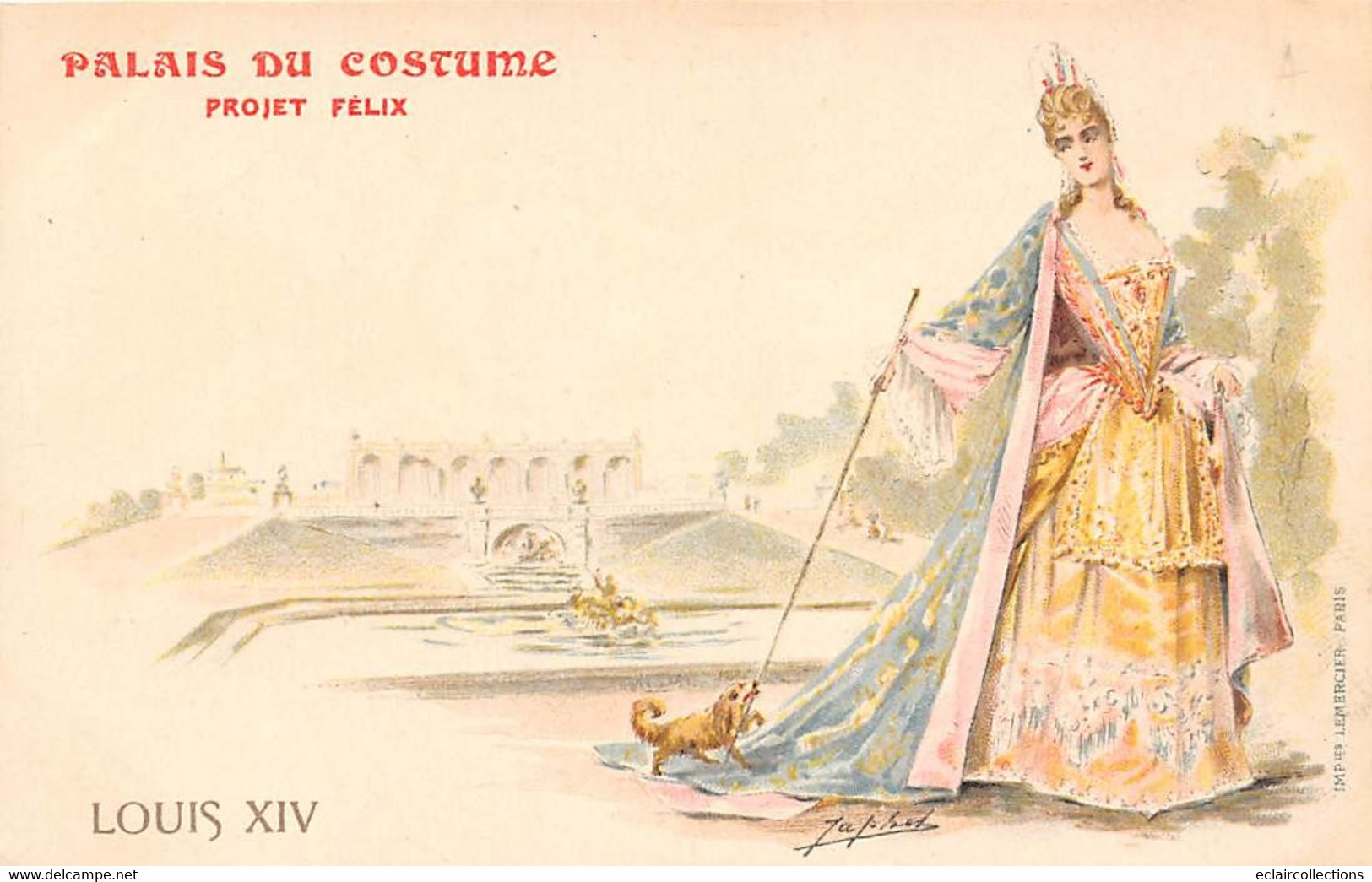 Illustrateur  : Mode   Palais Du Costume  Louis XIV    (voir Scan) - Other & Unclassified