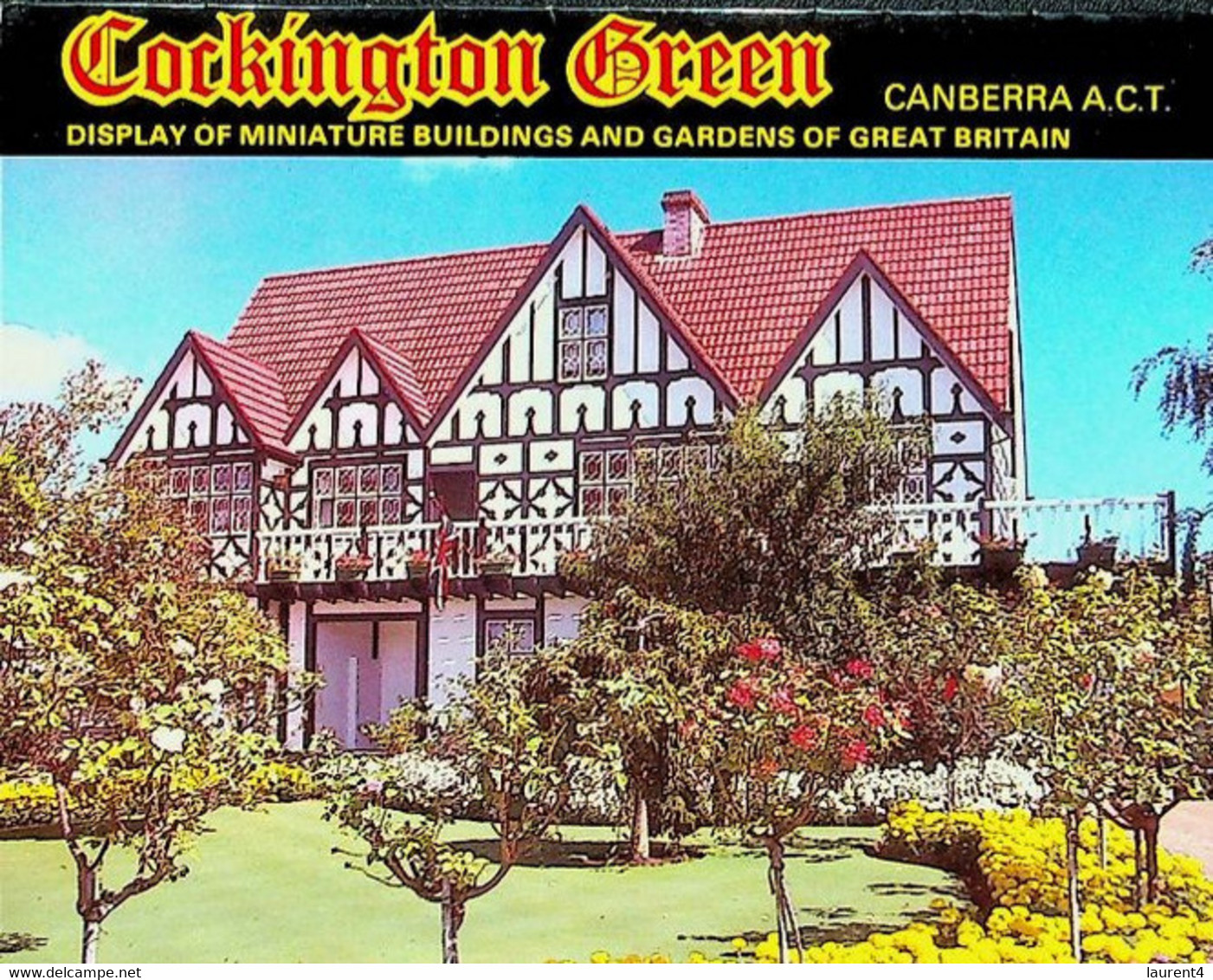 (Booklet 119) Australia - ACT - Cockington Green (display Miniature) With Envelope (cricket - Stadium - Train Etc) - Canberra (ACT)