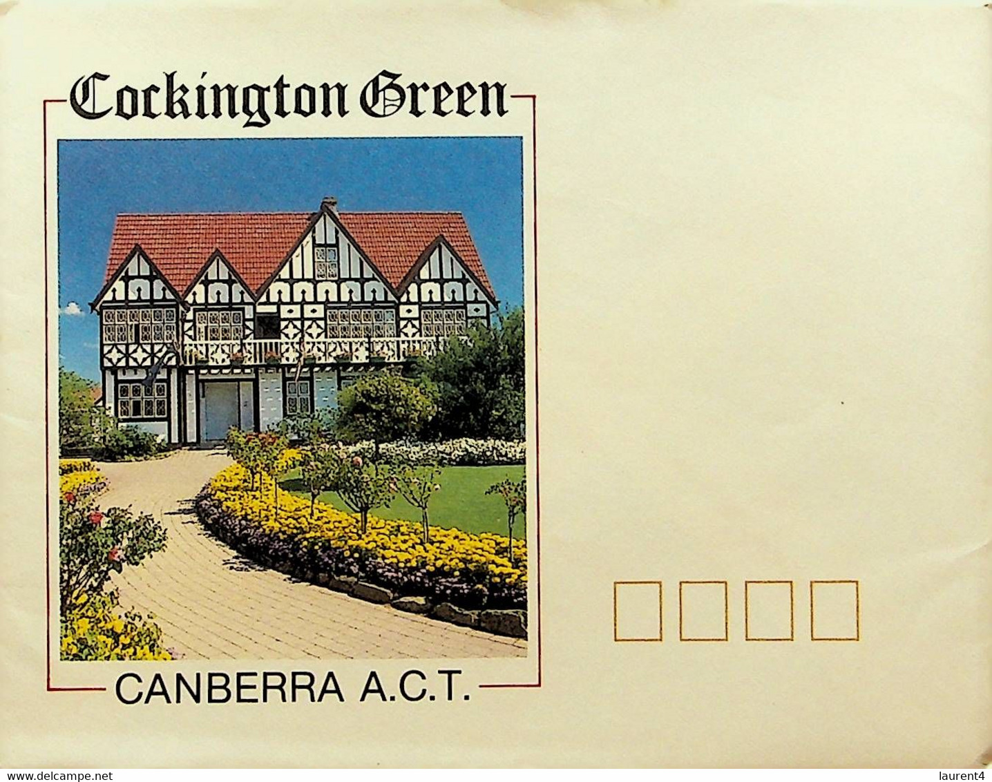 (Booklet 119) Australia - ACT - Cockington Green (display Miniature) With Envelope (cricket - Stadium - Train Etc) - Canberra (ACT)