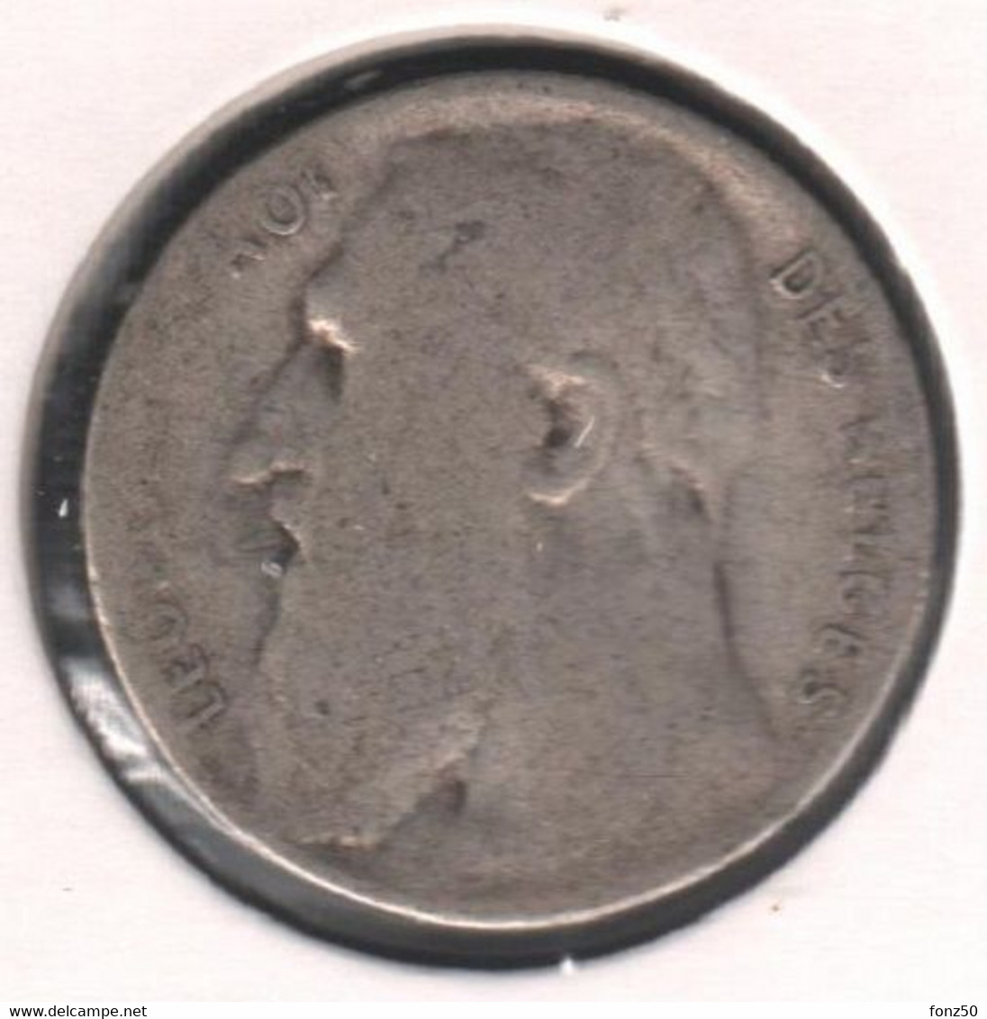 LEOPOLD II * 50 Cent 1901 Frans * Fraai * Nr 10338 - 50 Centimes