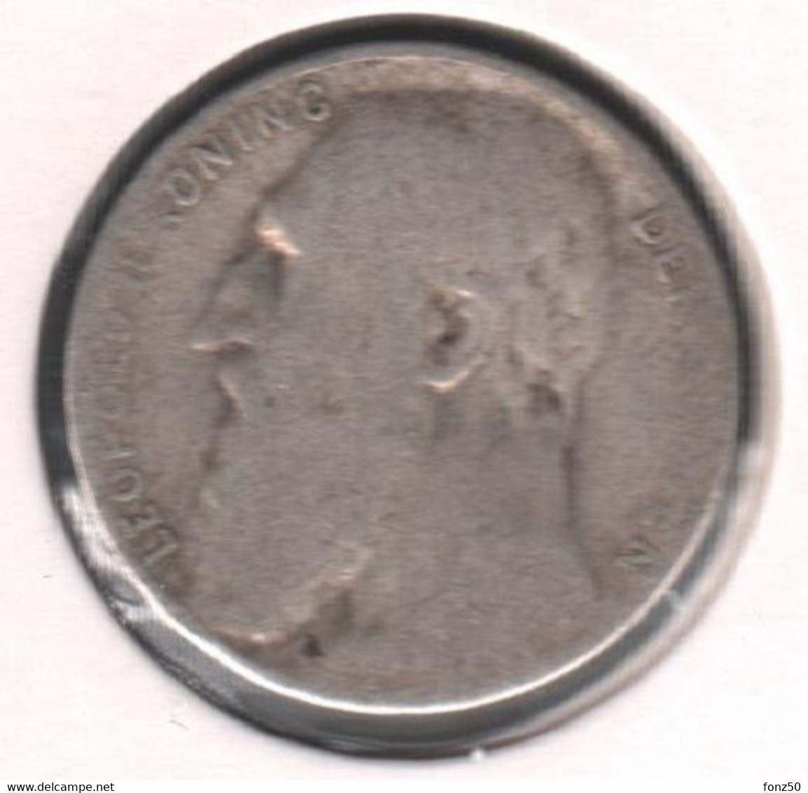 LEOPOLD II * 50 Cent 1901 Vlaams * Fraai * Nr 10345 - 50 Cents