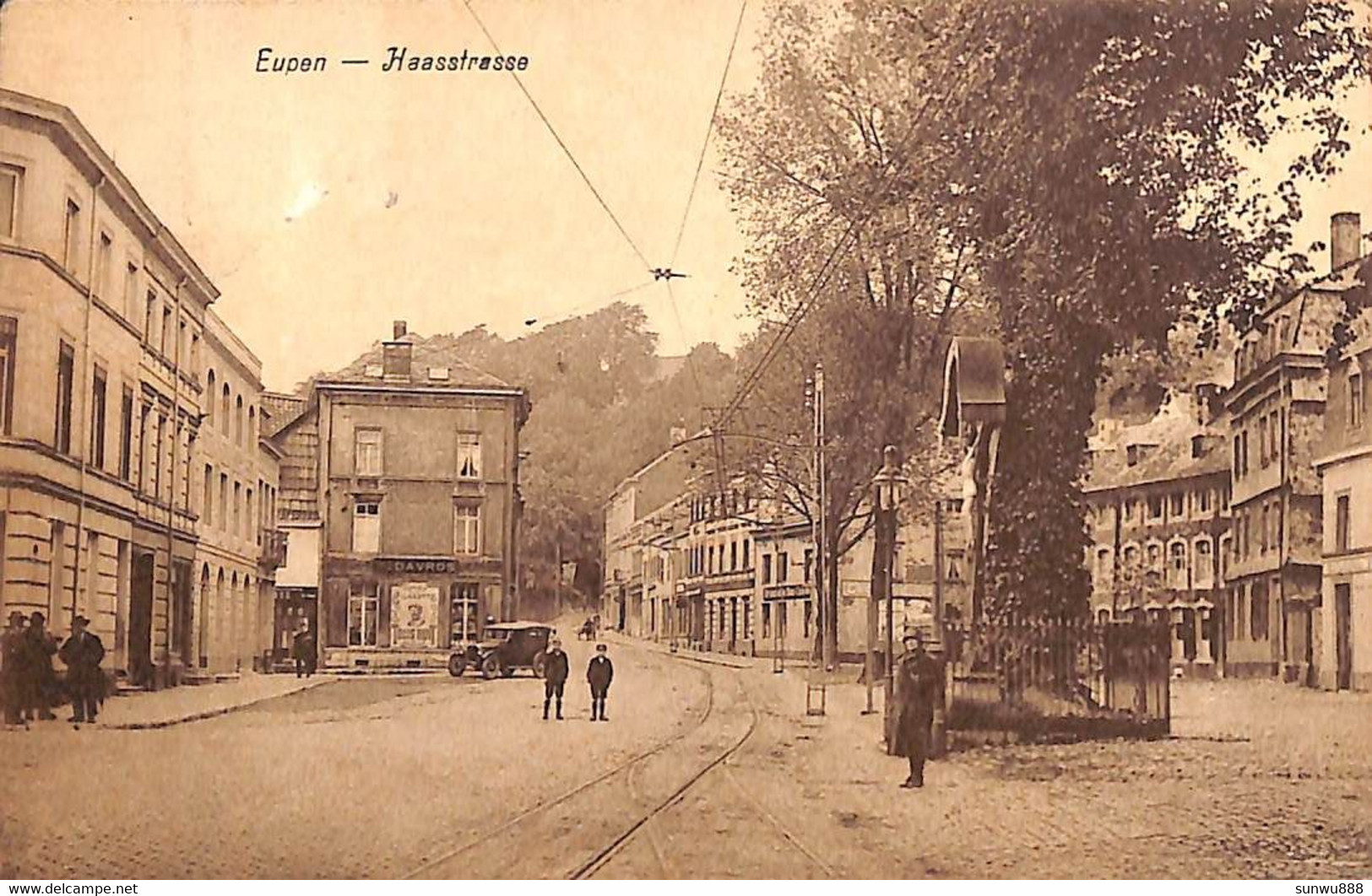 Eupen - Haasstrasse (animation Oldtimer, Edit. J. Becker) - Eupen