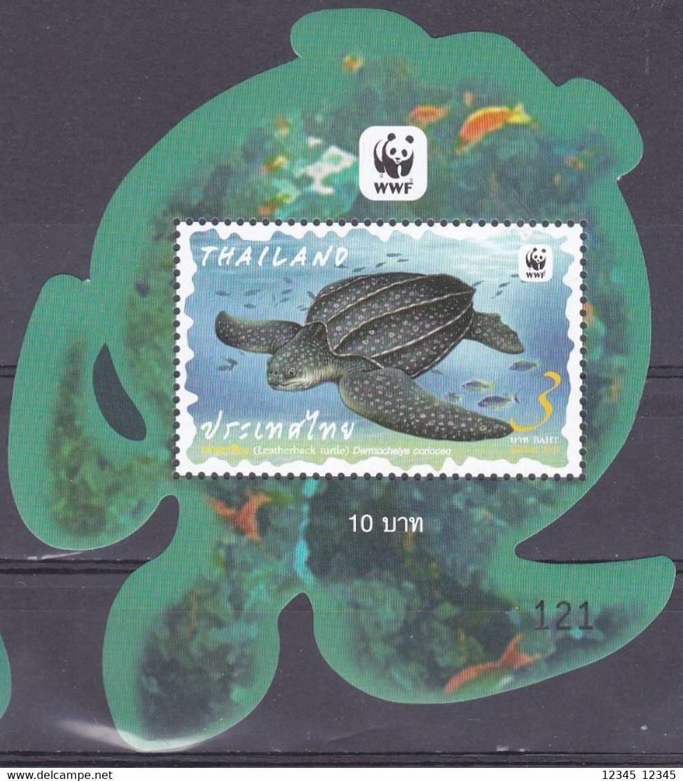 Thailand 2019, Postfris MNH, WWF, Turtle - Thailand