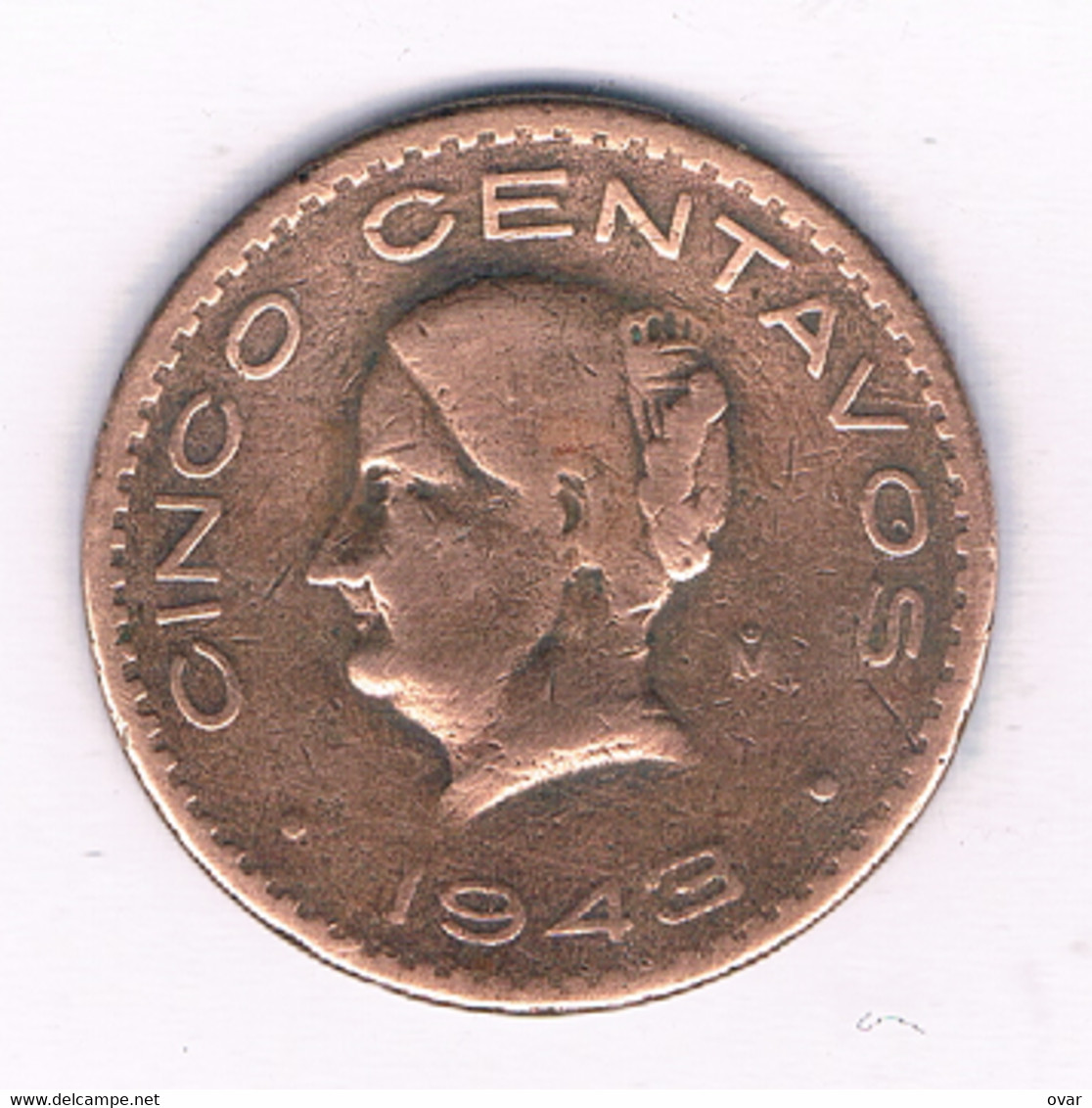 5 CENTAVOS 1943  MEXICO /3027/ - Mexico