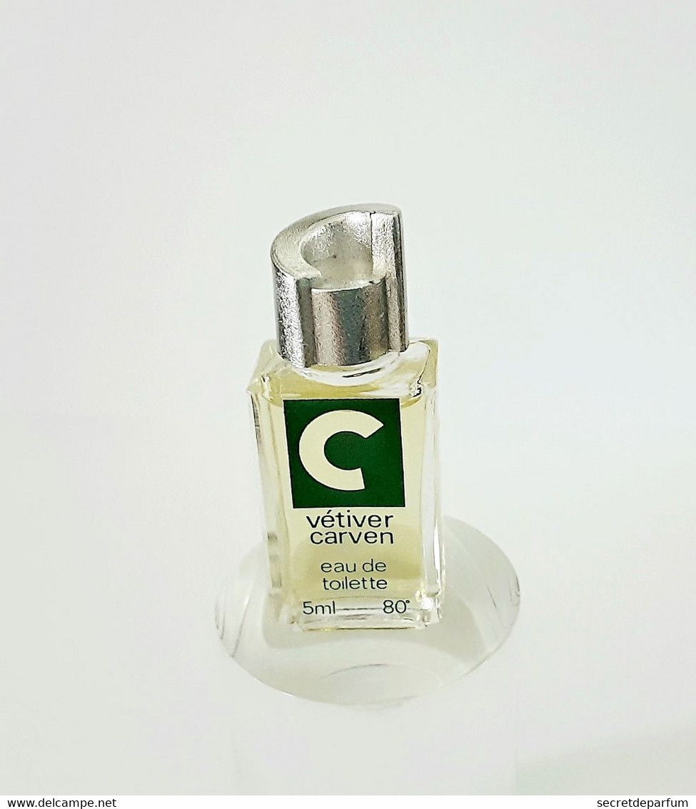 Miniatures De Parfum VÉTIVER  De CARVEN  EDT Pour Monsieur  5  Ml - Miniaturen Herrendüfte (ohne Verpackung)