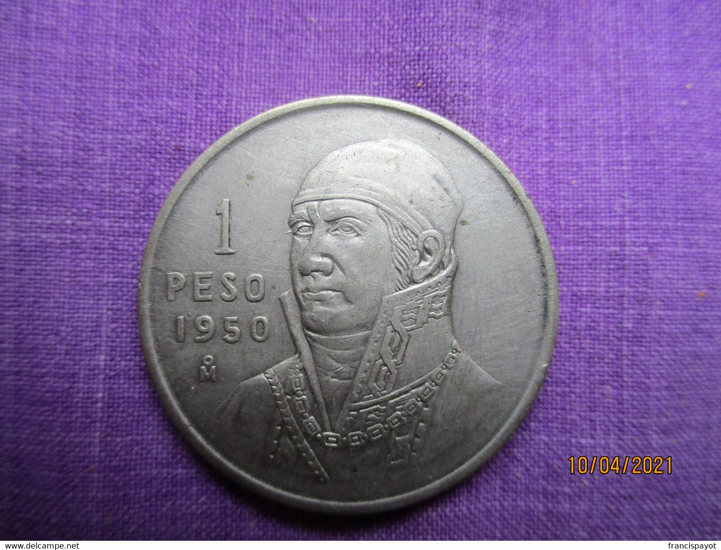Mexico: 1 Peso 1950 (silver) - Mexico