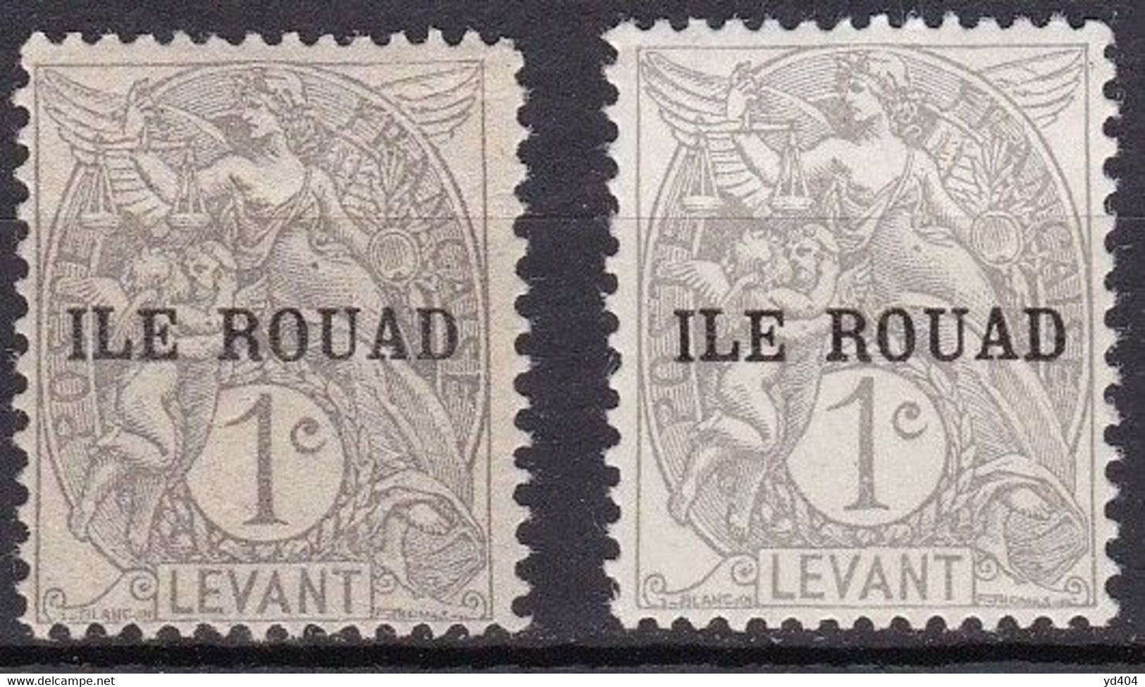 CF-RD-10 – FRENCH COLONIES – ROUAD – 1916 – Y&T # 4(X2) MNH 6 € - Unused Stamps