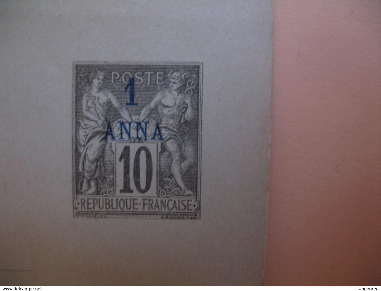 Entier Postal  Carte Postale Avec Réponse Payée Zanzibar 1 Anna  Type Groupe  Sur  10c   Voir Scan - Lettres & Documents