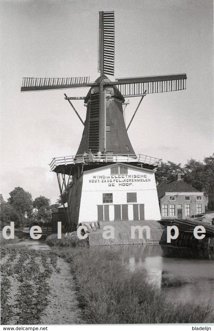 HOLWIERDE - Delfzijl (Gron.) - Molen/moulin - De Verdwenen Achtkante Koren-, Pel- En Zaagmolen 'De Hoop'. TOP! - Delfzijl