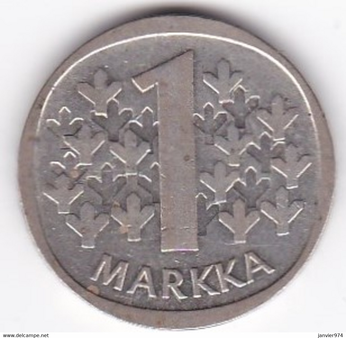 Finlande . 1 Markka 1965 . Argent - Finland