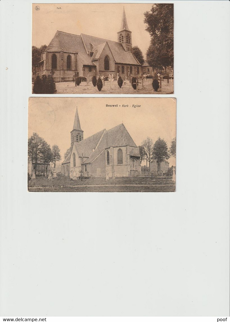 Bouwel : De Kerk --- 2 Kaarten - Grobbendonk