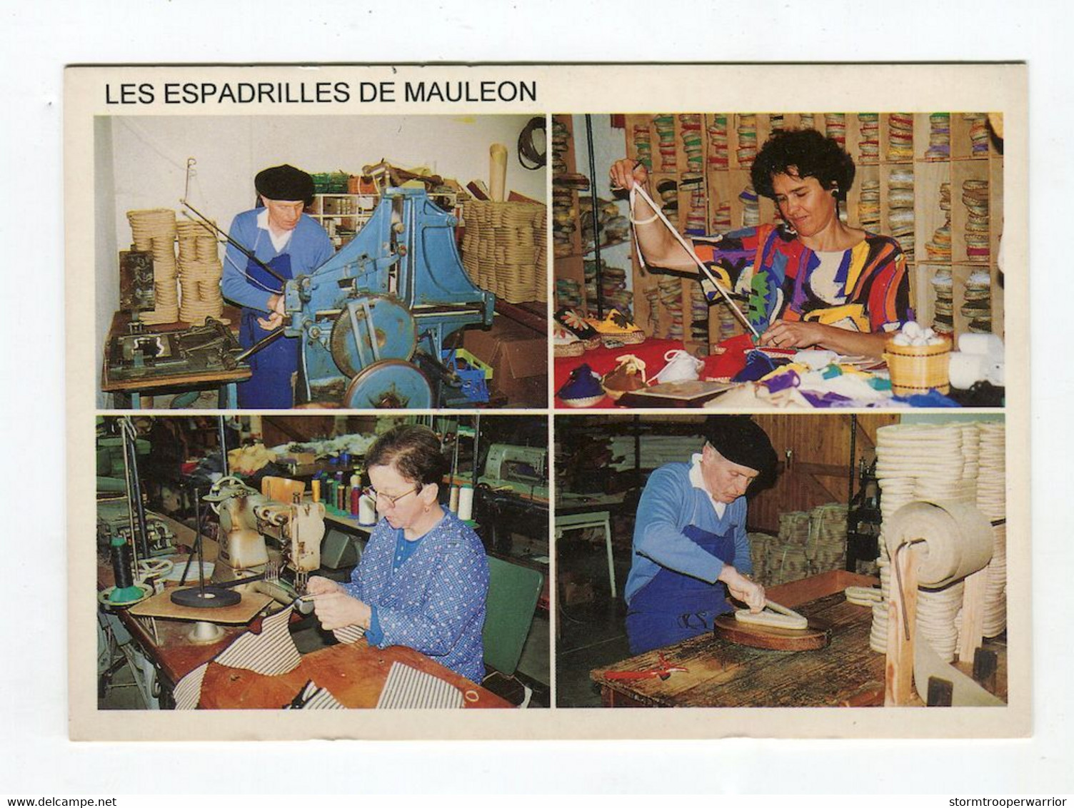 Cpm - MAULEON Musée De L'espadrilles - Fabrication D'espadrille Multivues - Mauleon Barousse