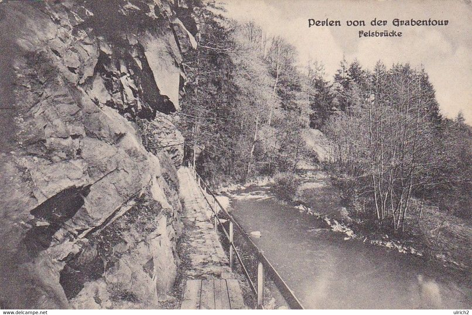 AK Perlen Von Der Grabentour - Felsbrücke - Mohorn 1926  (55550) - Reinsberg (Sachsen)