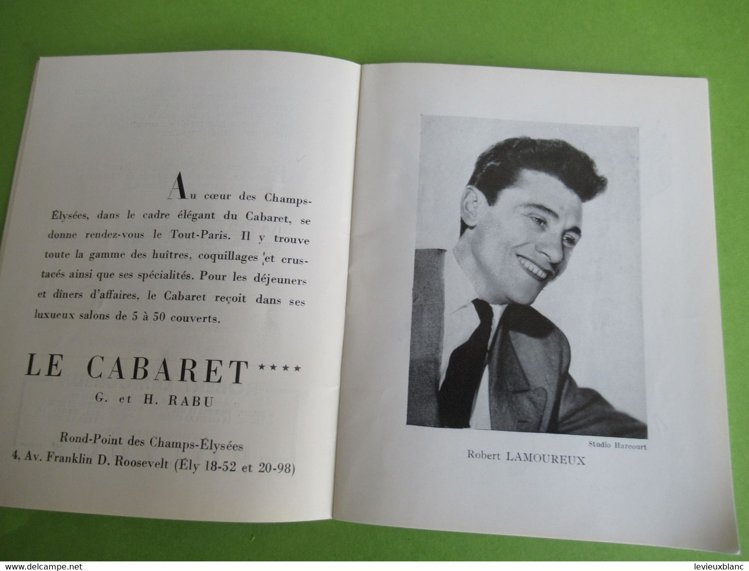 Théâtre EDOUARD VII/ "OMBRE CHERE"/Jacques DEVAL/Elisabeth HIJAR Directrice/Robert LAMOUREUX/Claude GENSAC/1951  PROG278 - Programs