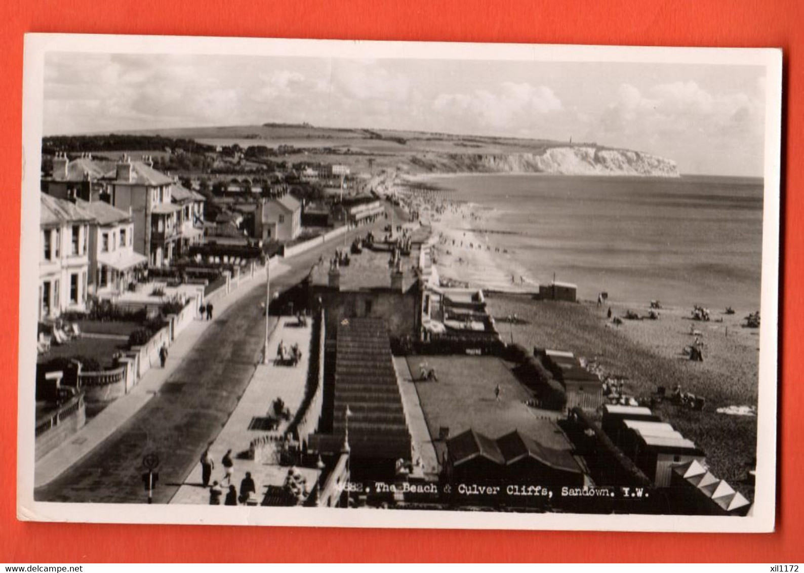 ZNA-23  Sandown The Beach And Culver Cliffs Used 1950  To Switzerland  Nr 4682 - Autres & Non Classés