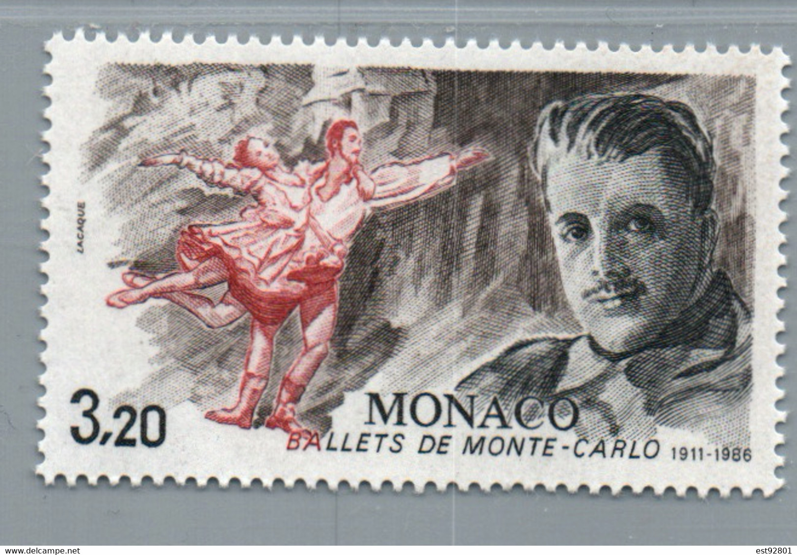 Monaco 1986 - Yt N° 1533 - Neuf** - Other & Unclassified
