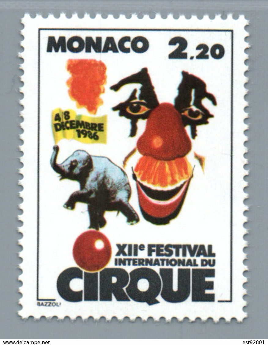 Monaco 1986 - Yt N° 1550 - Neuf** - Other & Unclassified