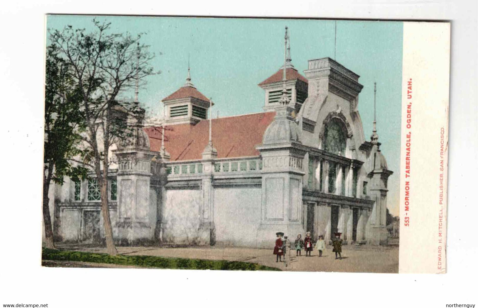 Ogden, Utah, USA, "Mormon Tabernacle, Ogden, Utah". Undivided Back Postcard - Ogden