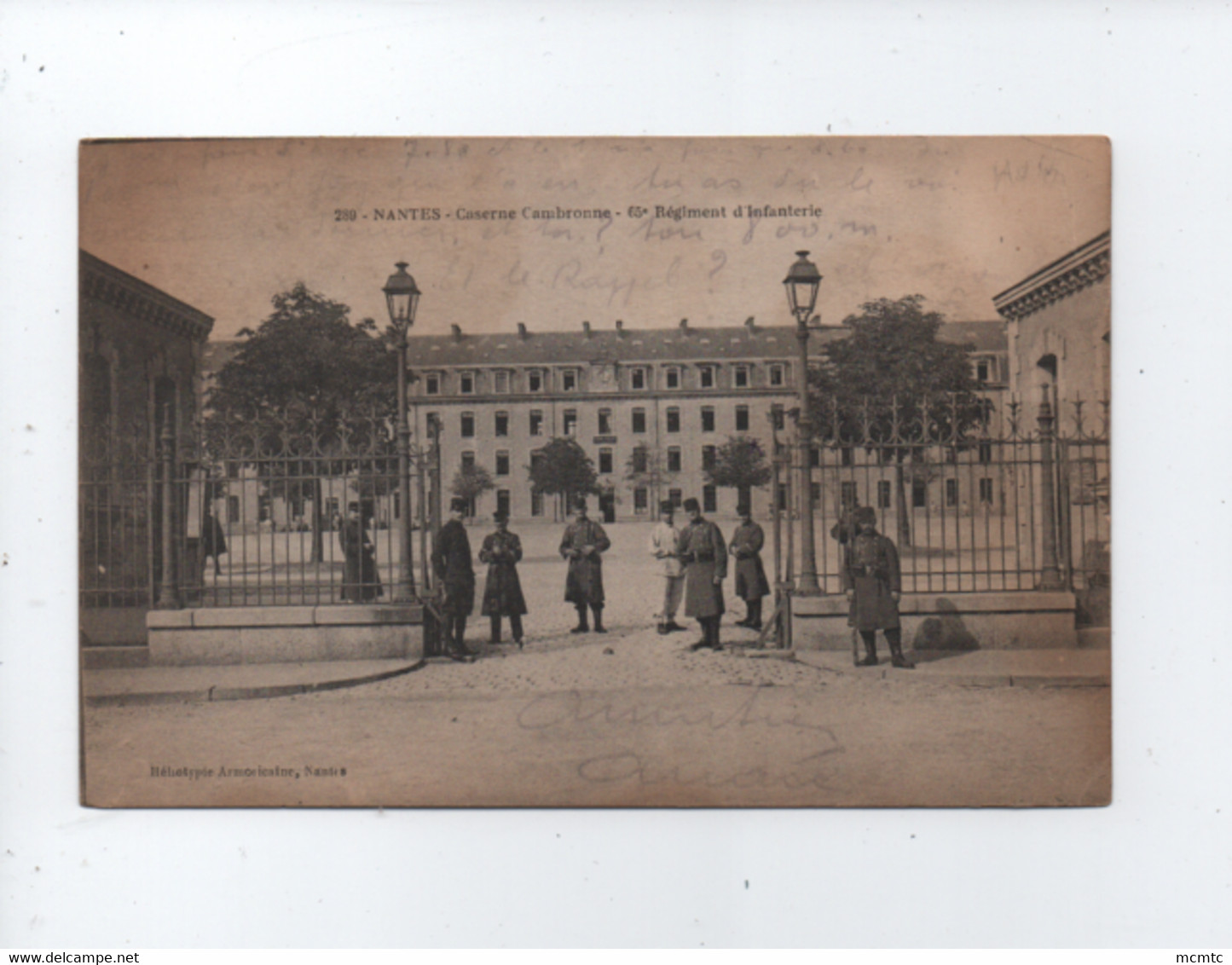 CPA  - Nantes - Caserne Cambronne - 65e Régiment D'Infanterie - Nantes