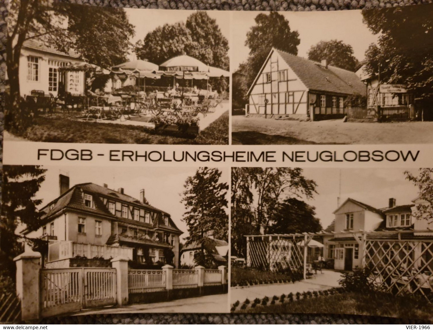 AK FDGB-Erholungsheime Neuglobsow - MBK 1974 - Neuglobsow