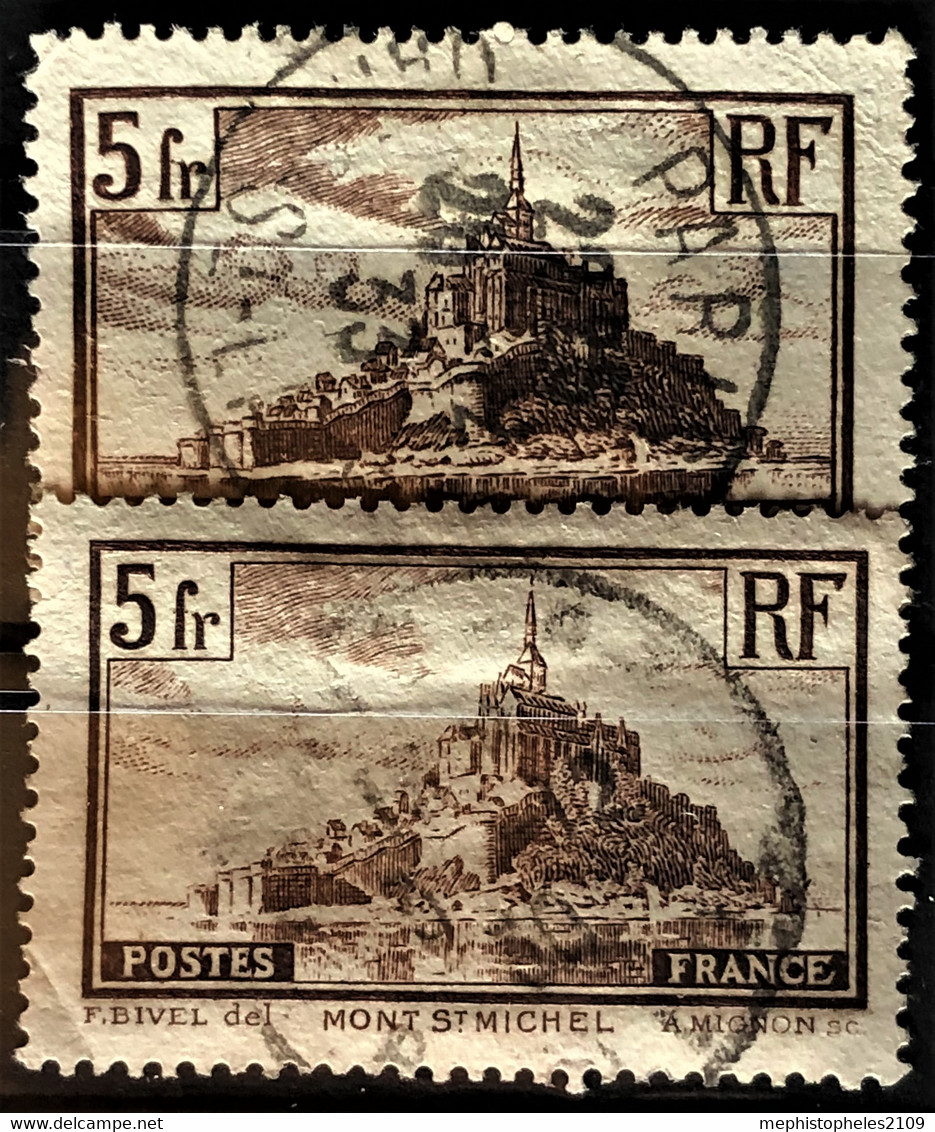 FRANCE 1929 - Canceled - YT 260, 260a - Gebruikt