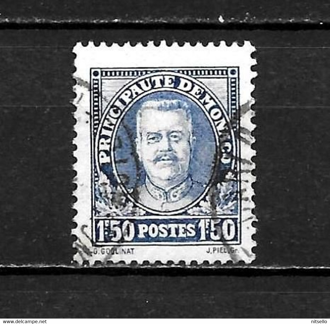 LOTE 2198 /// MONACO 1933 YVERT Nº: 118   CATALOG/COTE: 13,50€         ¡¡¡ OFERTA - LIQUIDATION - JE LIQUIDE !!! - Usados