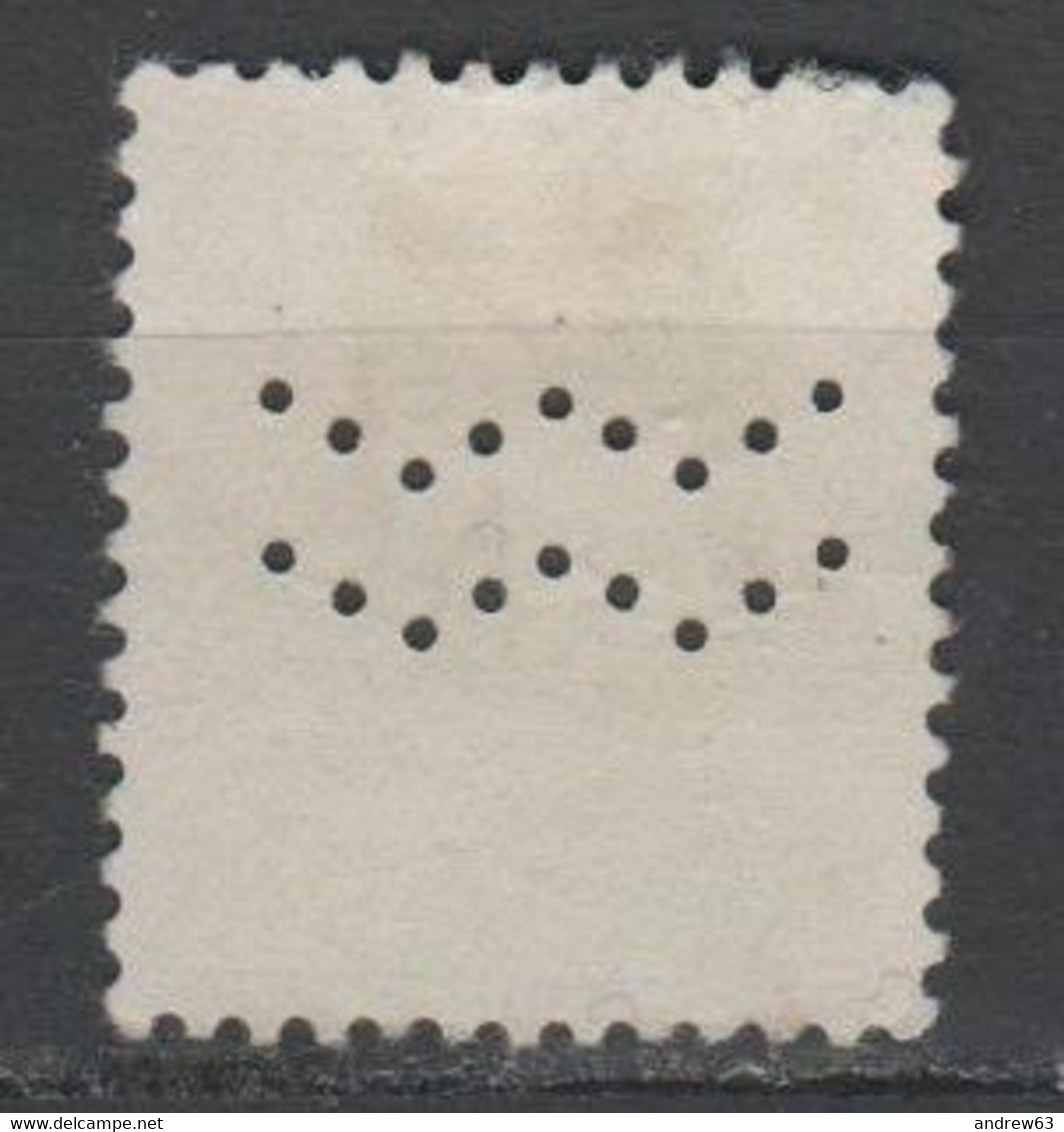 DANIMARCA - DANMARK - Denmark - 15 - Perfin - Usato, Used - Abarten Und Kuriositäten