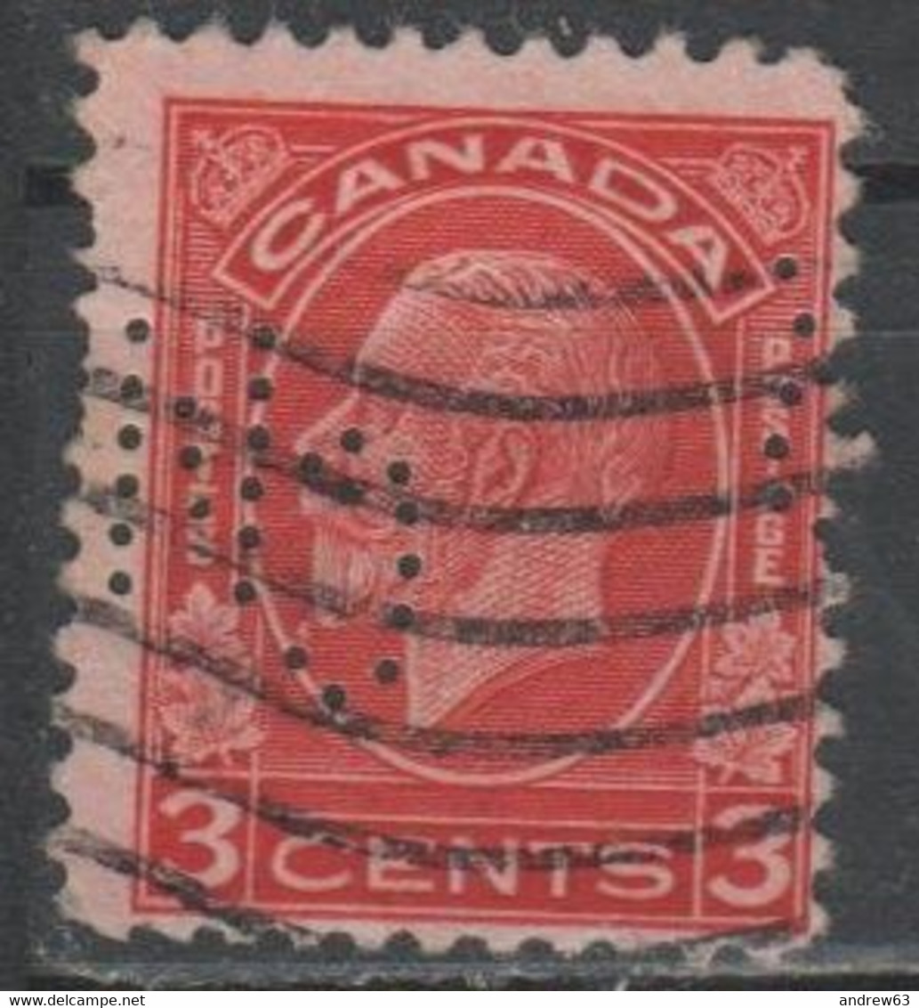 CANADA - Perfin - Usato - Used - Perfins