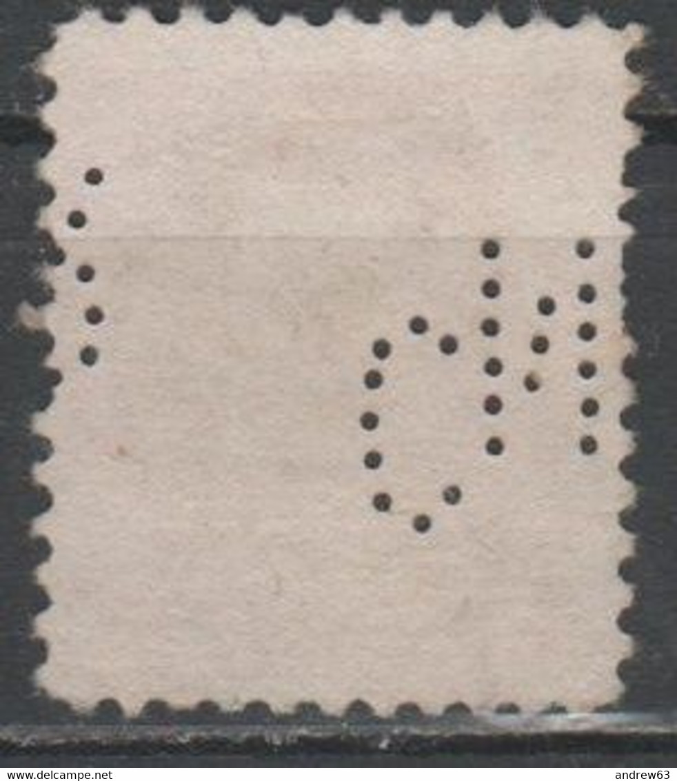 CANADA - Perfin - Usato - Used - Perforadas