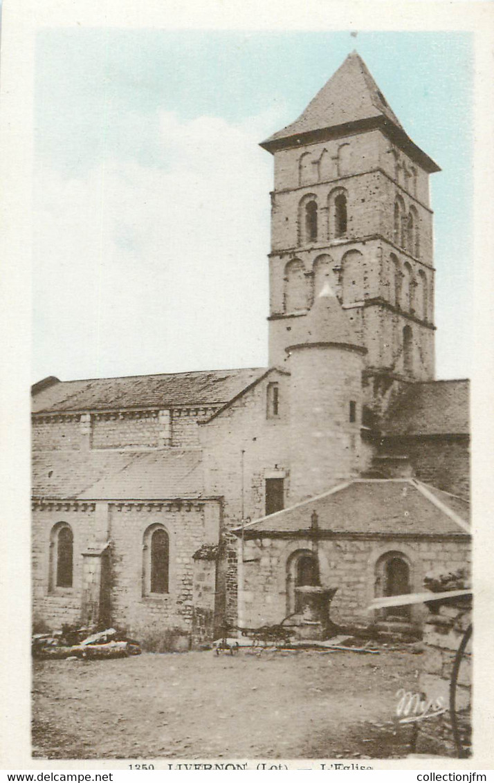 .CPA FRANCE 46 "Livernon, L'église" - Livernon