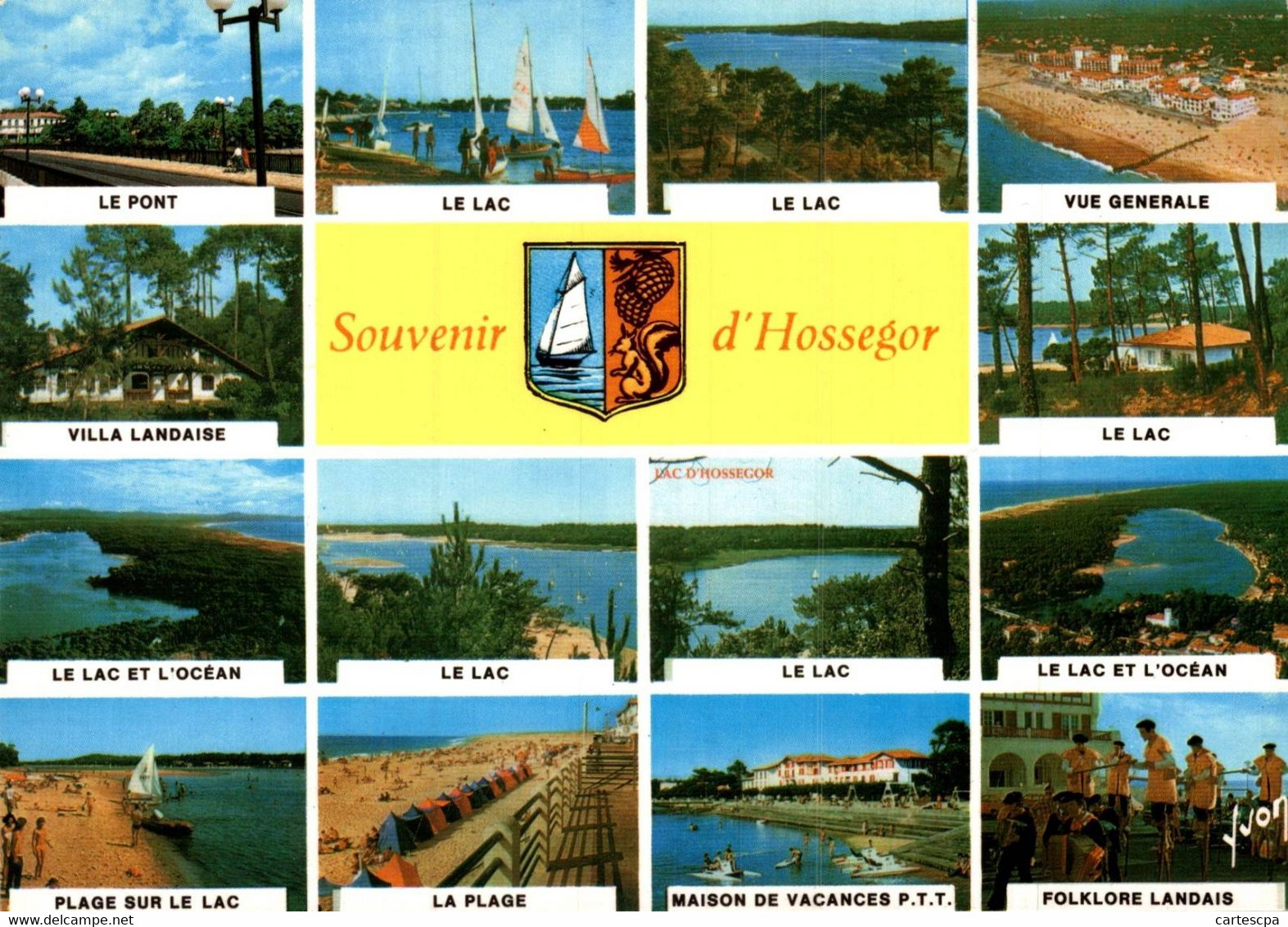 Souvenir De Hossegor         CPM Ou CPSM - Gruss Aus.../ Grüsse Aus...