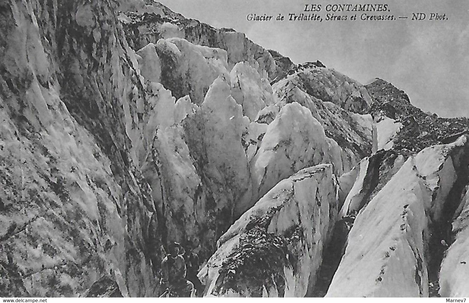 74 - Hte Haute Savoie - CONTAMINES MONTJOIE - Glacier De Trélatête Séracs Crevasses - Contamine-sur-Arve