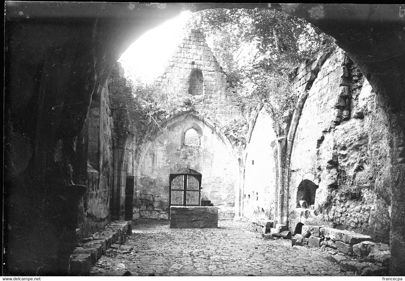 PN - 186 - INDRE ET LOIRE - PANZOULT - Ruines Du Couvent - Original Unique - Plaques De Verre
