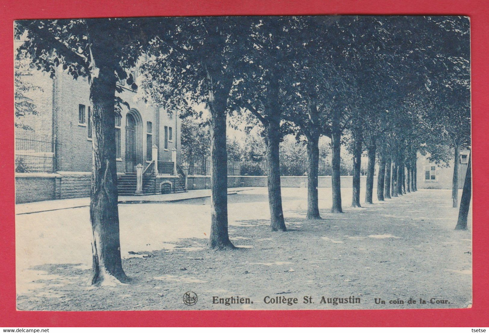 Enghien - Collège St. Augustin - Un Coin De La Cour ( Voir Verso ) - Enghien - Edingen