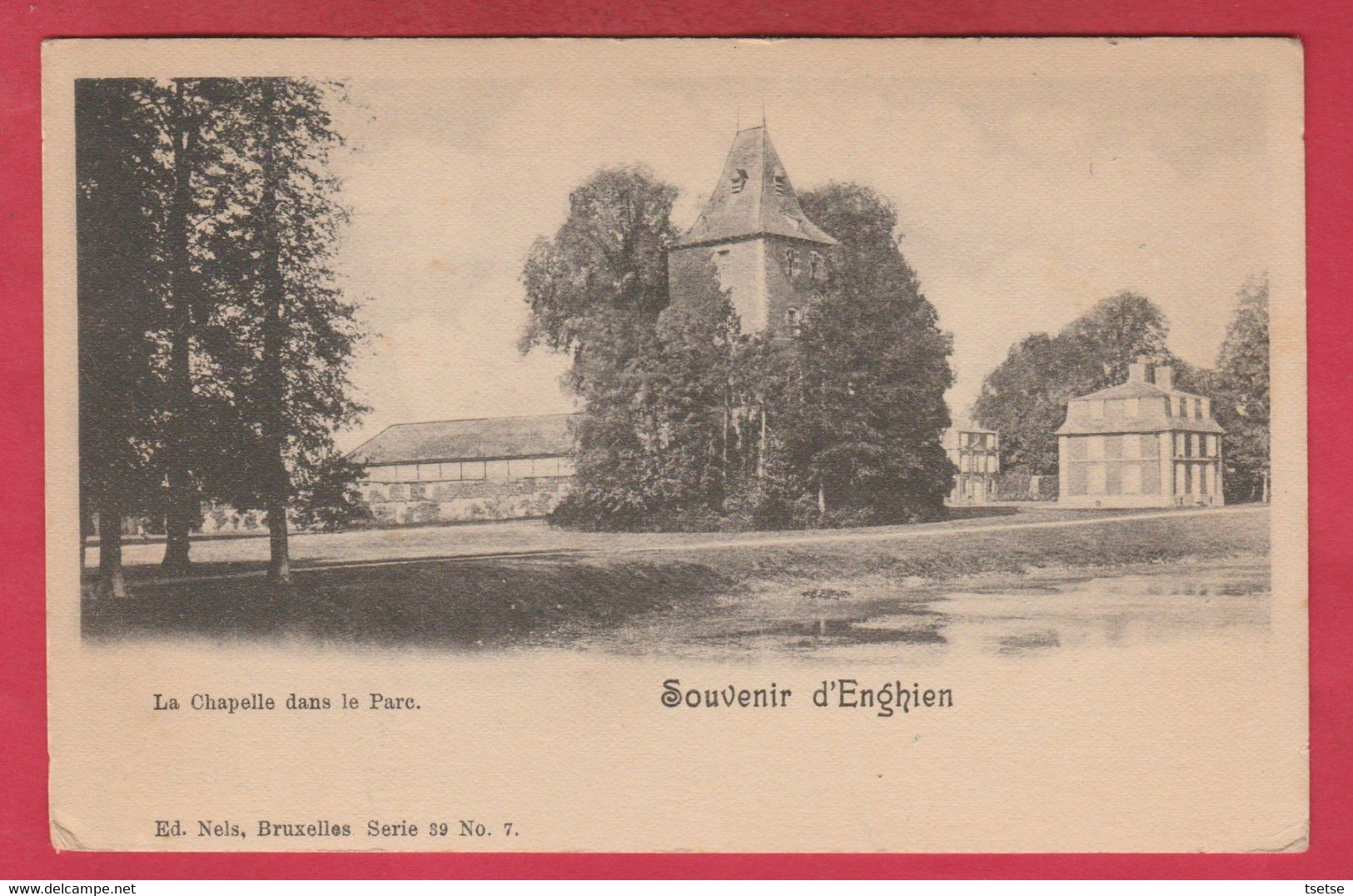Enghien - La Chapelle Du Parc  ( Voir Verso ) - Edingen