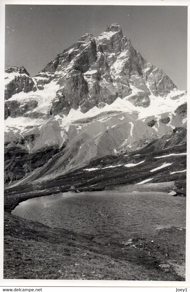 Photo Alpes Le Cervin, Format 16/24 Tirage Argentique Années 50 - Places