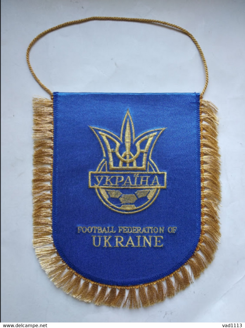 Official Pennant Of The Ukrainian Football Federation - Autres & Non Classés