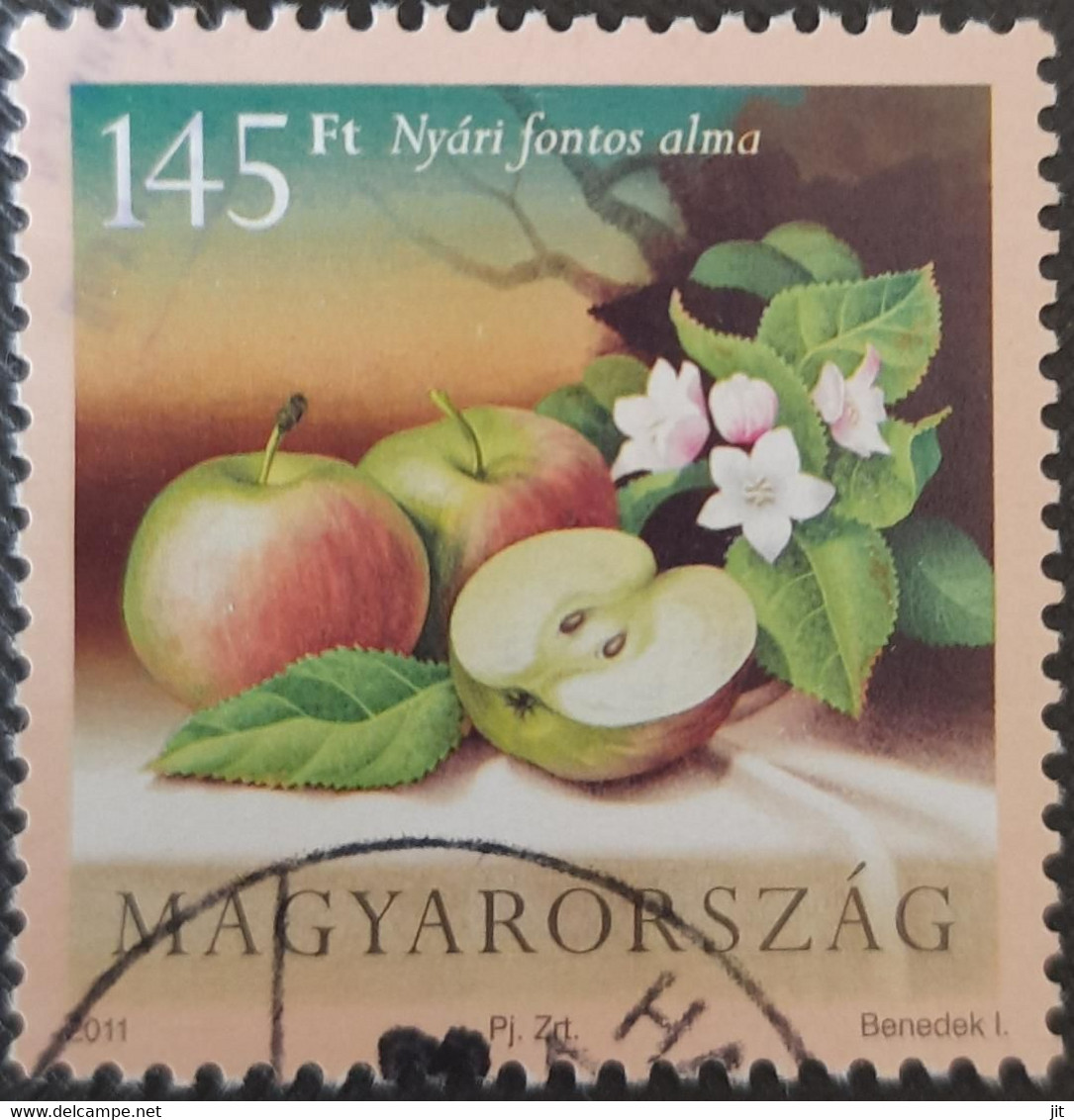 116. HUNGARY 2011 USED STAMP FRUITS. - Usati