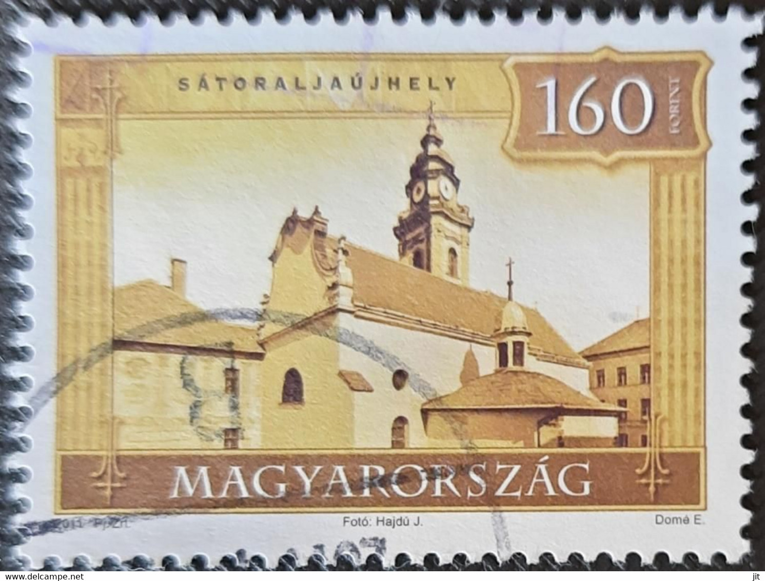 116. HUNGARY 2011 USED STAMP MONUMENTS, ARCHITECTURE - Used Stamps