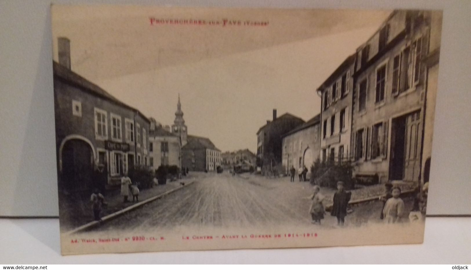 PROVENCHERES-SUR-FAVE.le Centre Avant La Guerre 14/18.Café Du Pont.(88)(vers1912)(S15-21) - Provencheres Sur Fave