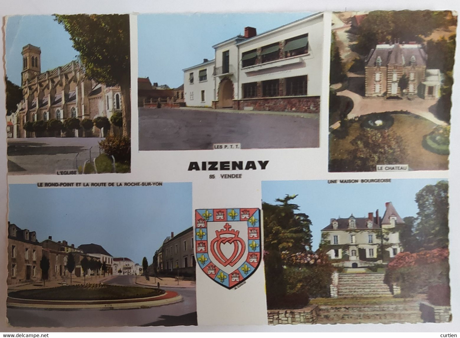 AIZENAY  85  Multivues Avec 5 Photos Et Blason. 1967 - Aizenay