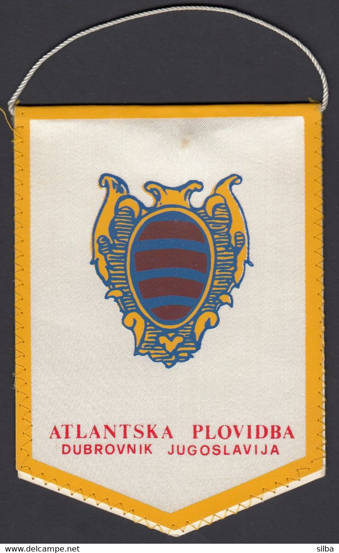 Croatia / Atlantska Plovidba Dubrovnik, Atlant, Shipping Company / Flag, Pennant - Altri & Non Classificati