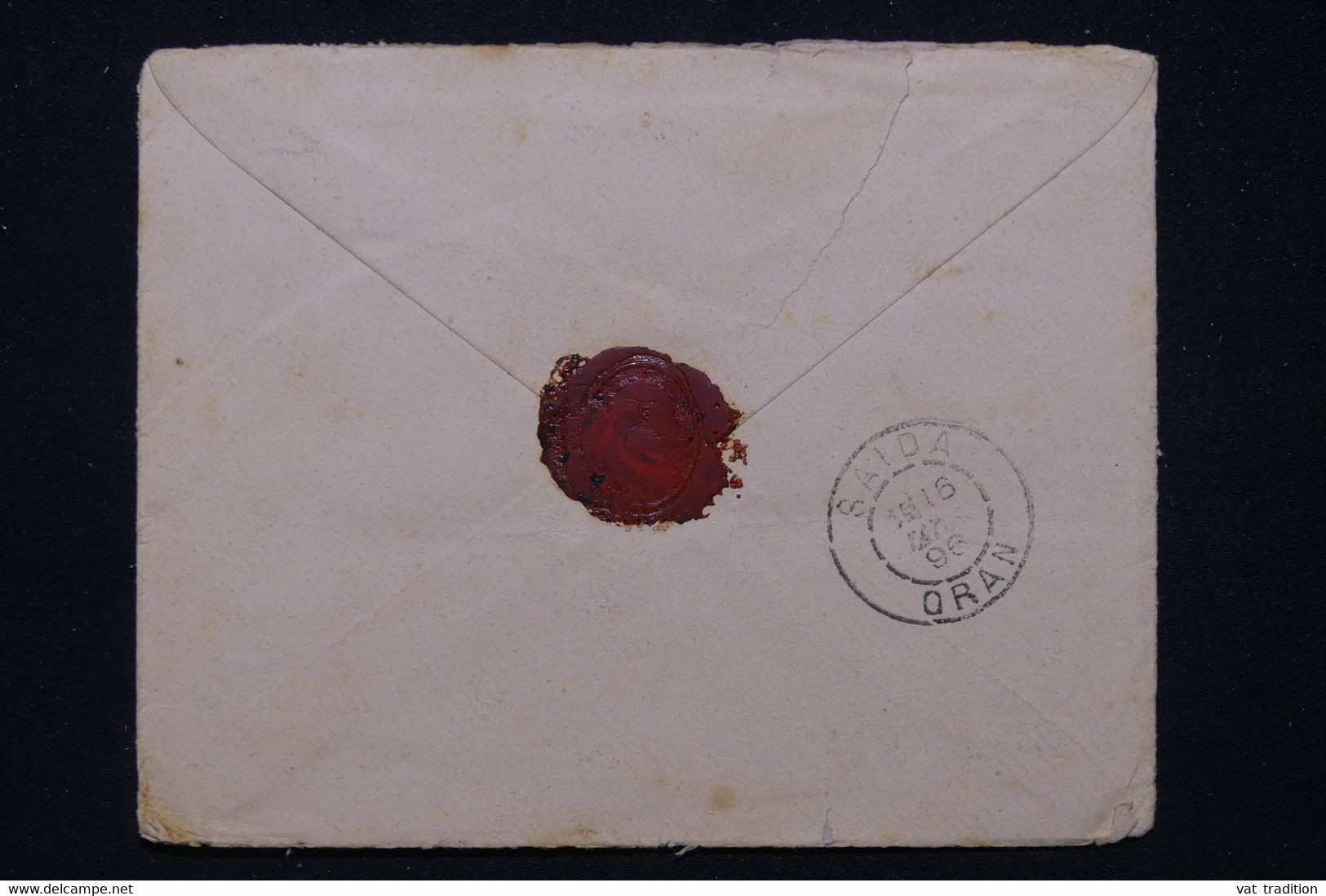 BÉNIN - Enveloppe De Porto Novo Pour Saida (Algérie) En 1895, Affranchissement Groupe,cachet De Ligne Maritime - L 94717 - Briefe U. Dokumente
