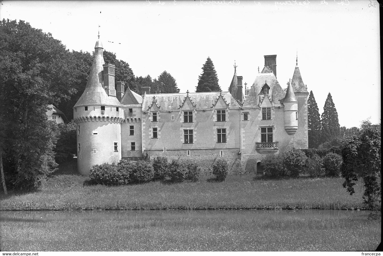 PN - 205 - INDRE ET LOIRE - ORBIGNY - Chateau De Lestang - Original Unique - Plaques De Verre