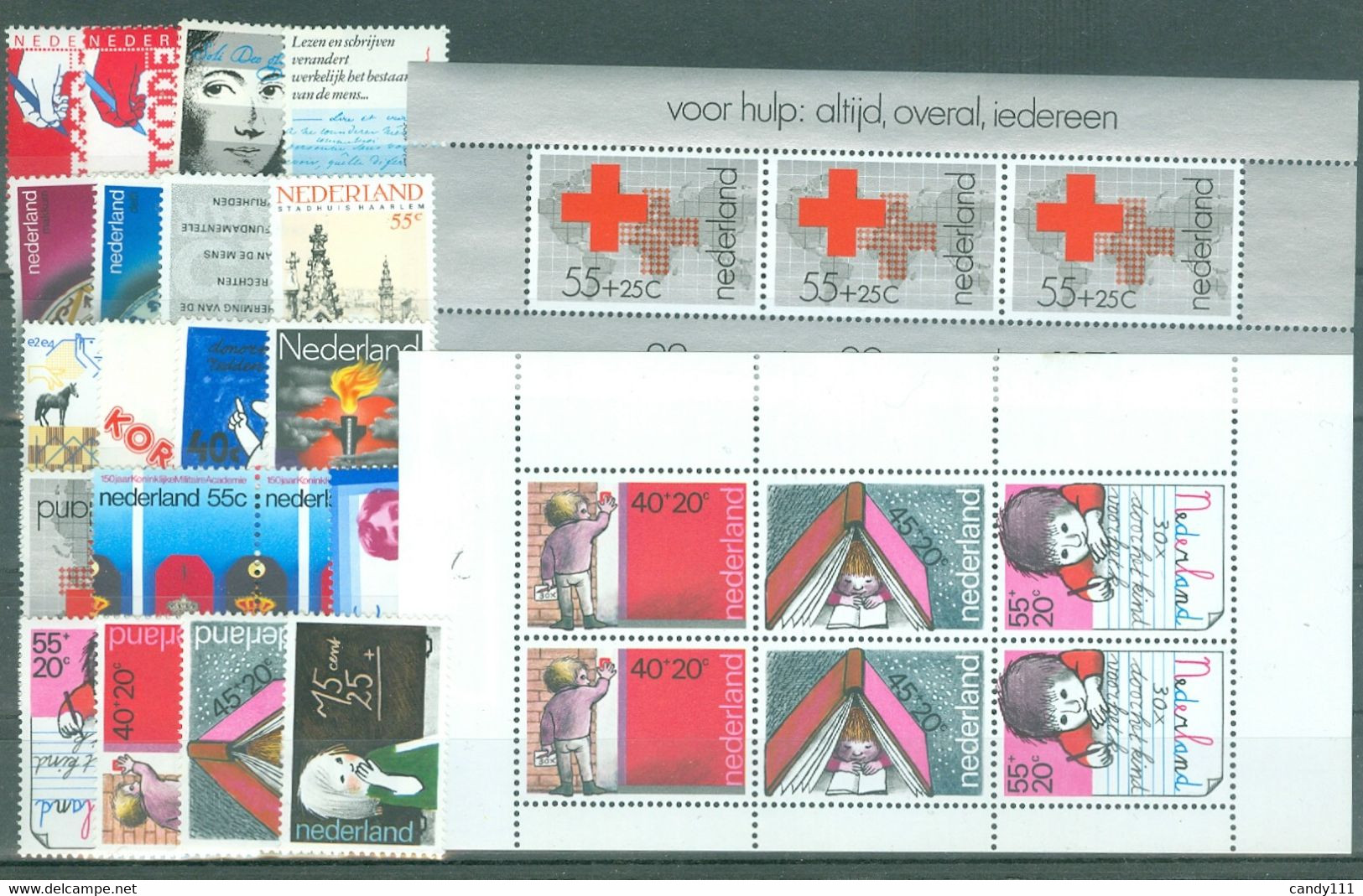 1978 Netherlands,Nederland,Niederlande,Holland,Complete Year=20 Stamps +2s/s,MNH - Full Years