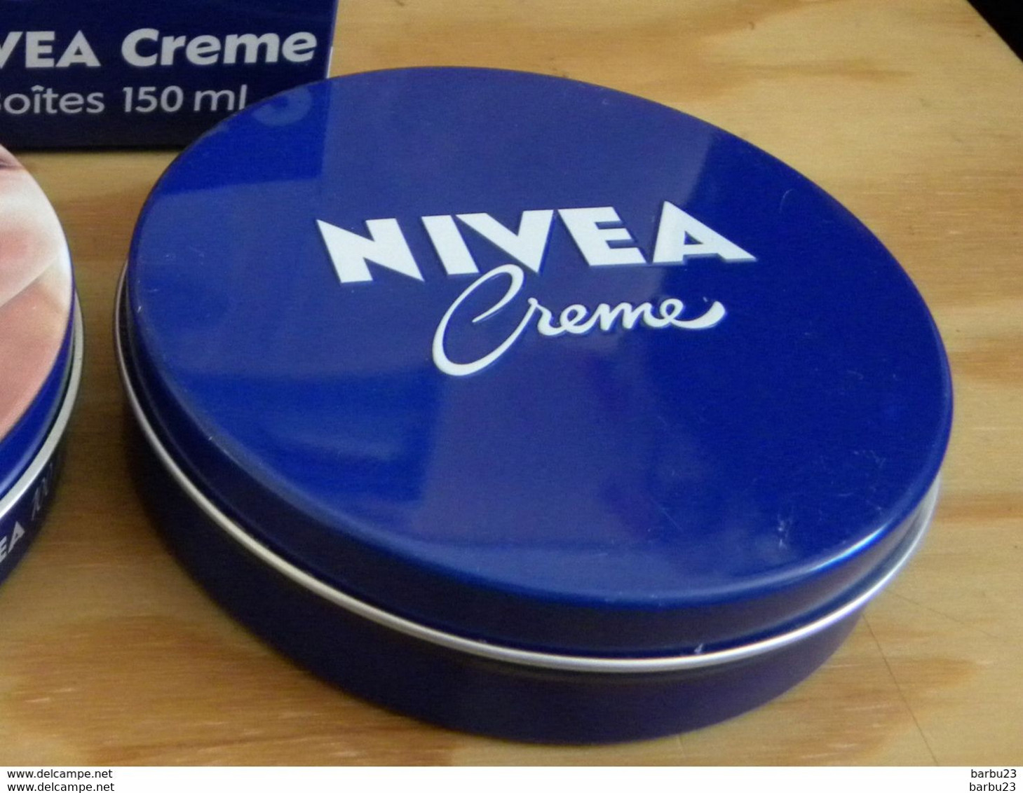 2 Boites (vides) Creme Nivea 100 Ans Centenaire De La Marque (2011) Avec Etui Carton - Produits De Beauté