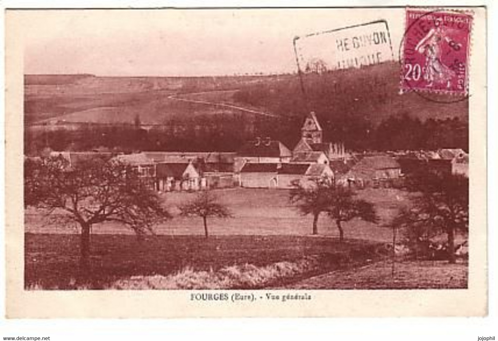 Fourges - Eure- Vue Générale - Circulé 1936 - Fourges