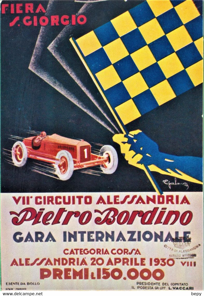 AUTOMOBILISMO. AUTODROMO. La Conduite Automobile. Piste De Course. Alessandria. Fiera San Giorgio. 31au - Grand Prix / F1