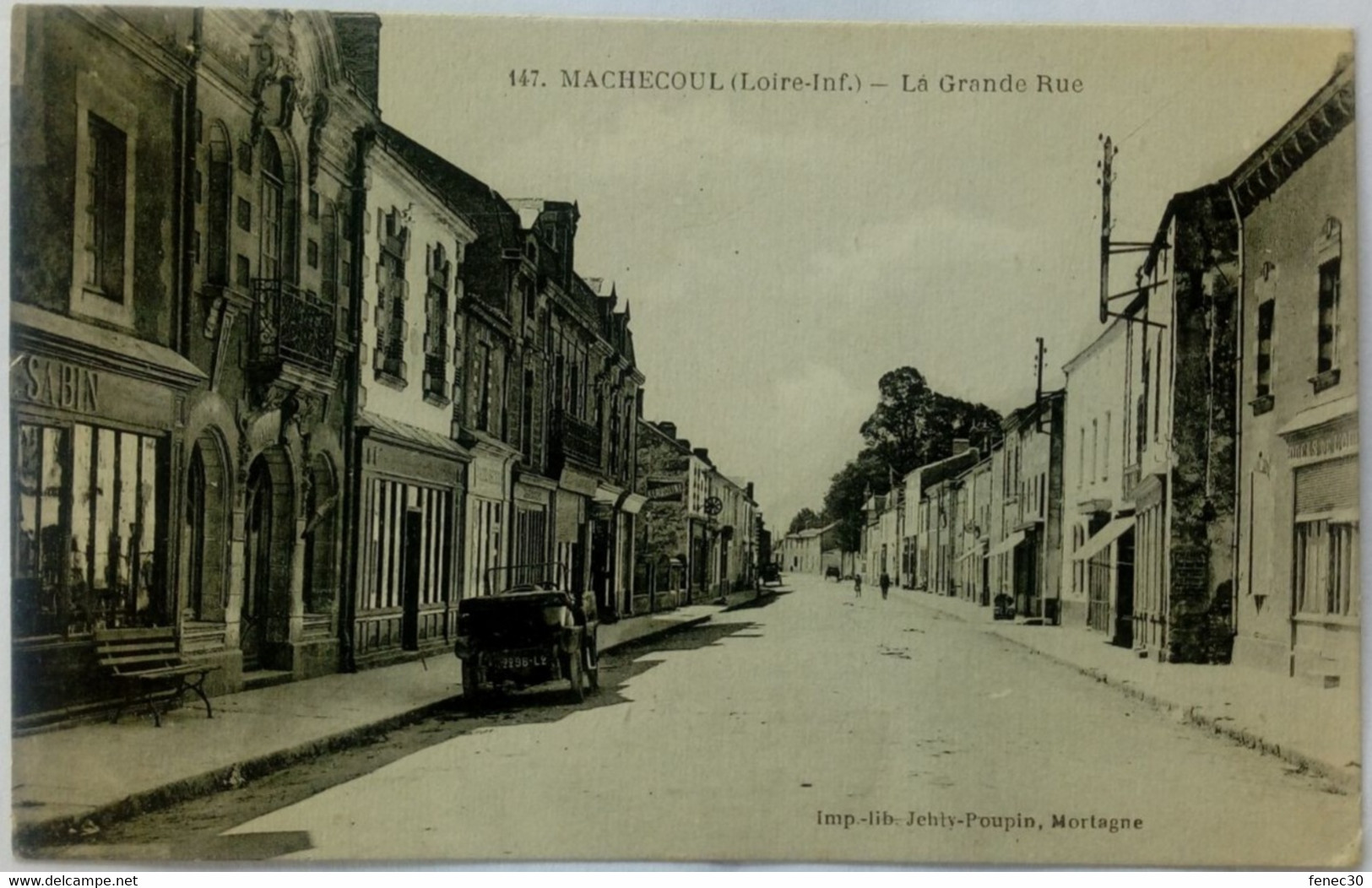 44  Machecoul (Loire Atlantique) La Grande Rue - Machecoul