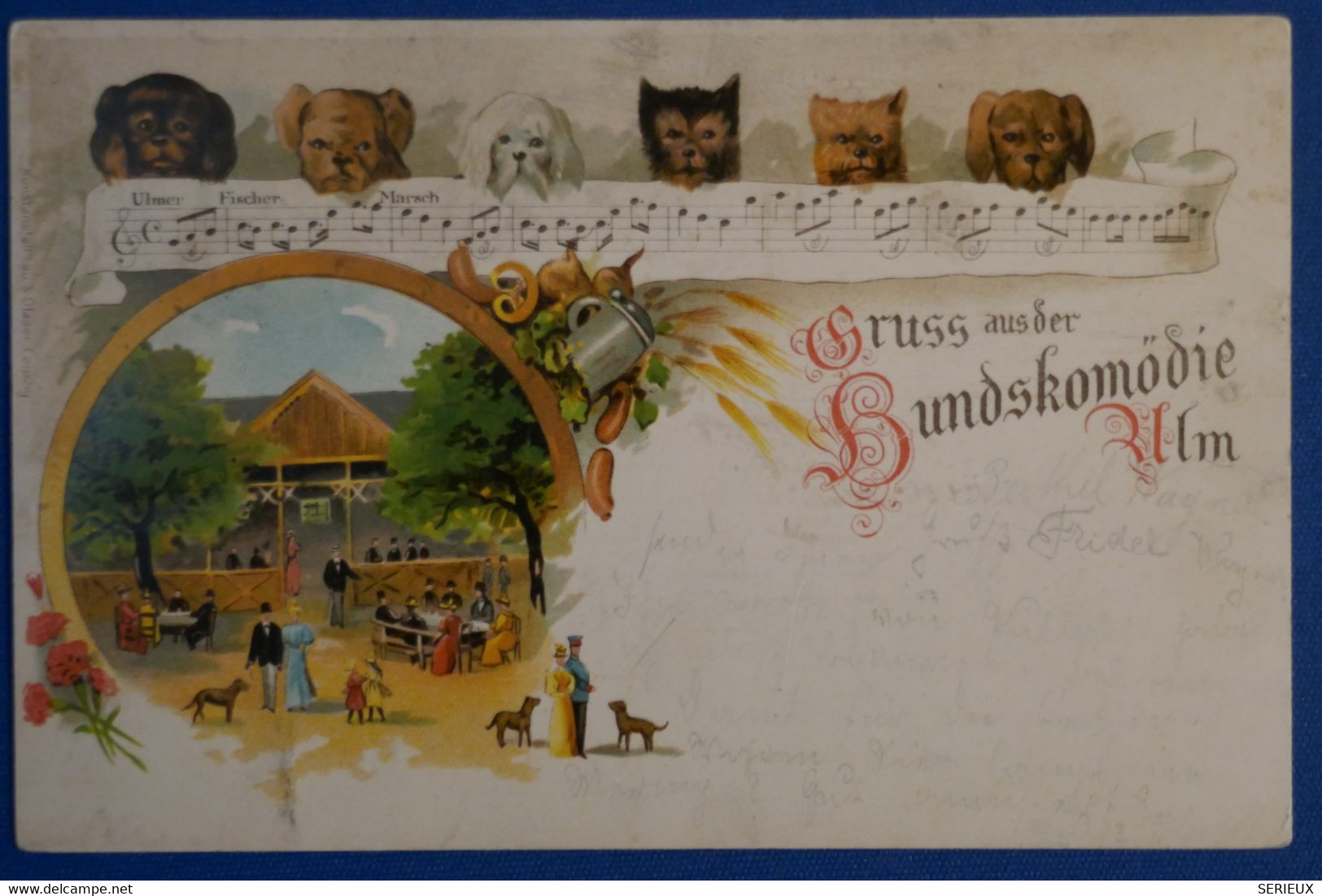 P22 WURTENBERG ALLEMAGNE BELLE CARTE 1901 ULM POUR MUNSCHEN + AFFRANCH. INTERESSANT - Enteros Postales